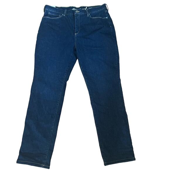 Eddie Bauer Fleece Lined Jeans Women’s 16 NEW - Picture 1 of 8